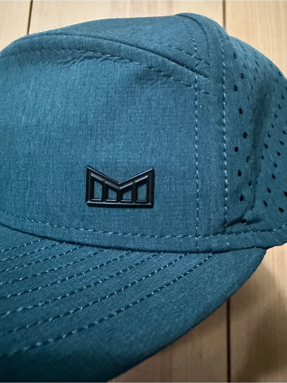 Melin Hydro Trenches Icon Heather Ocean SnapBack Hat READ